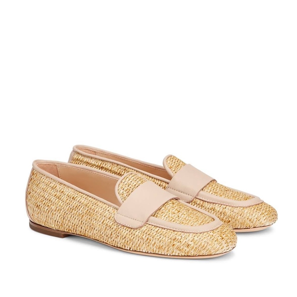 AGL Sheryl Raffia Loafers